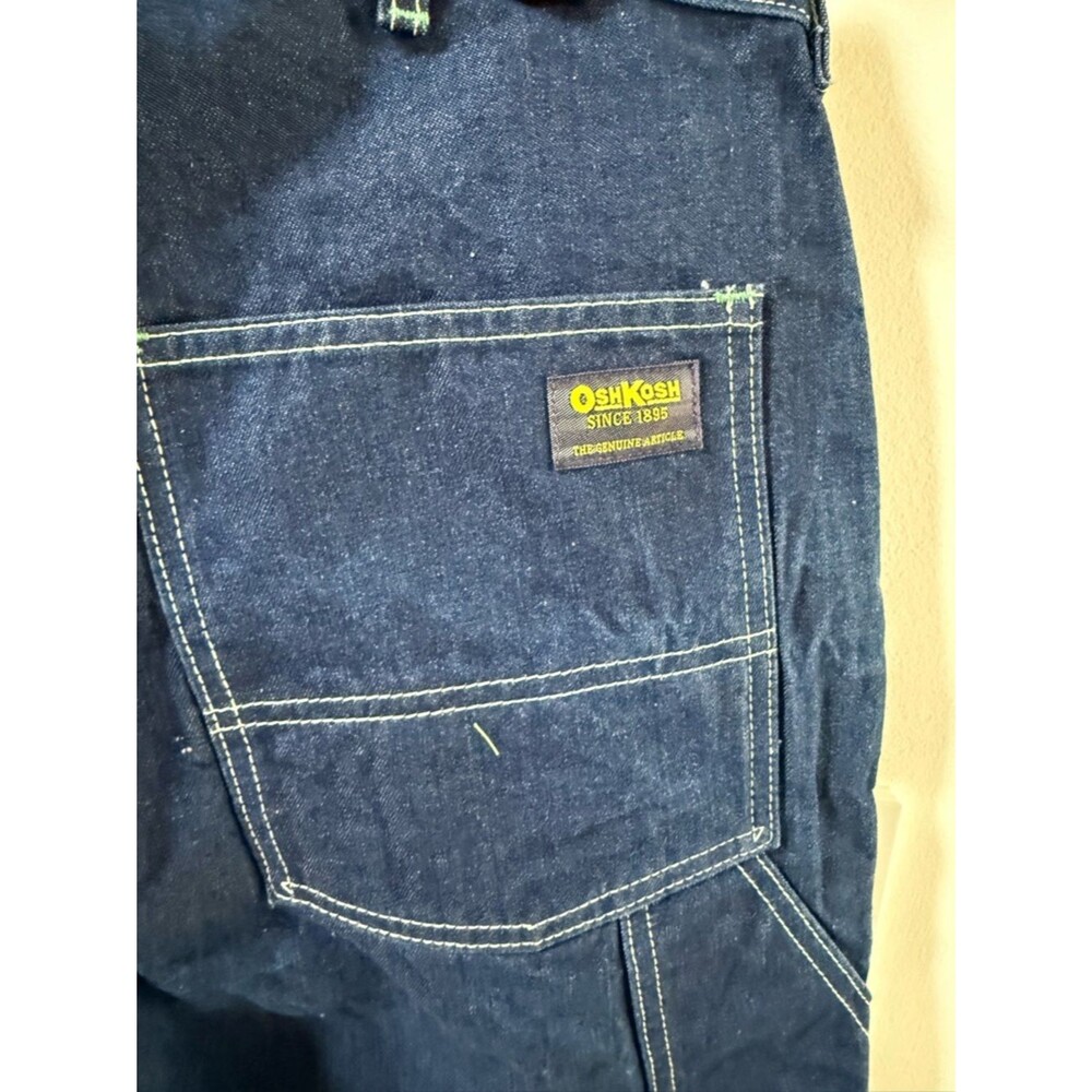 OshKosh Prewashed Denim Carpenter Jeans  Dark Wash Denim 36x30 NWOT - Picture 9 of 15